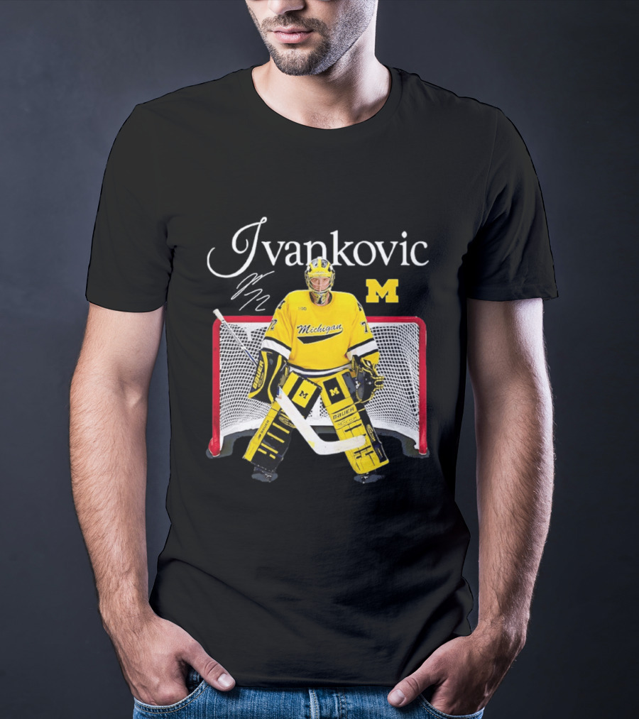 Ivankovic Michigan Wolverines Hockey 2026 T-Shirt