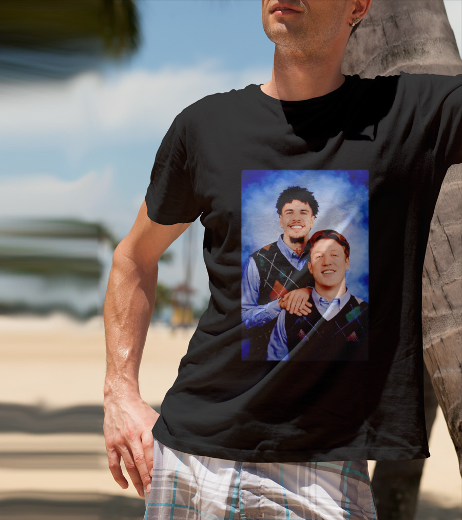 Jared Goff Amon Ra St Brown Step Brothers Detroit Lions T-Shirt