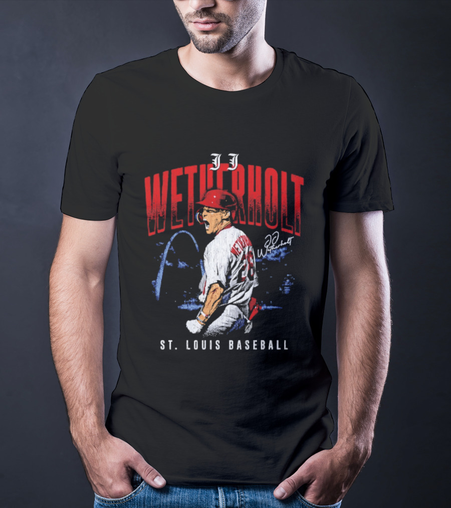 JJ Wetherholt St Louis Baseball Arch 32 T-Shirt