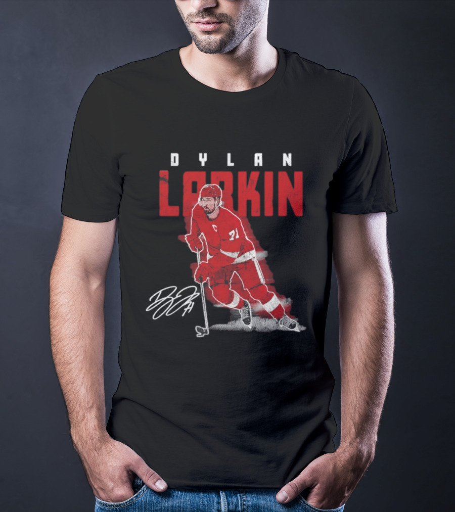 Dylan Larkin Detroit Red Wings Captain 71 T-Shirt