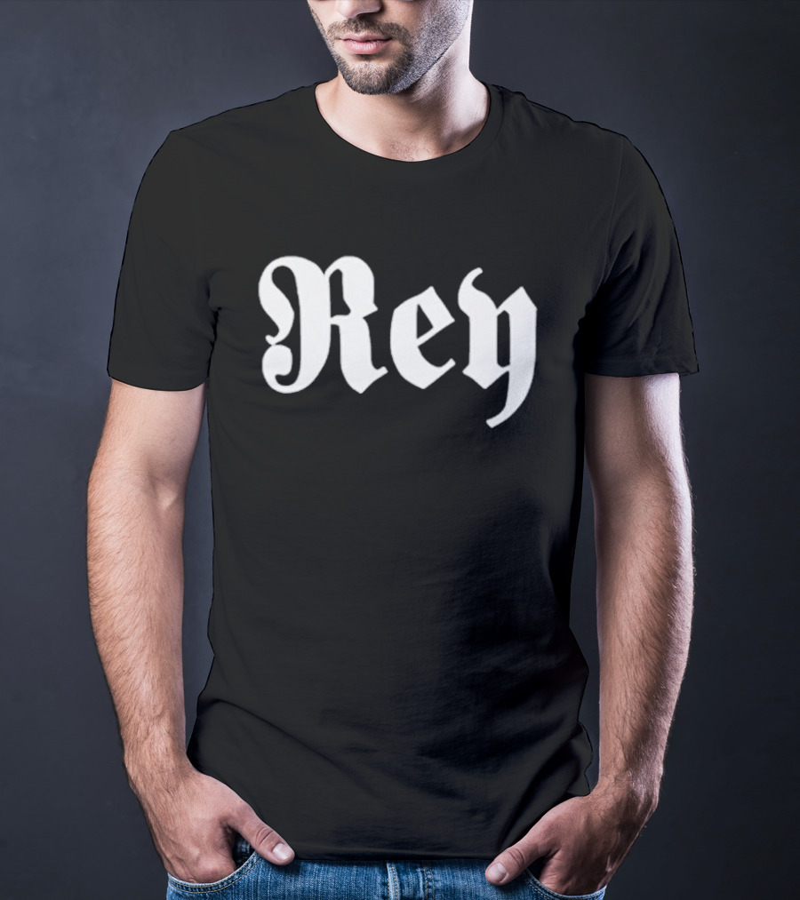 Rey Mysterio Hey Gothic Font T-Shirt