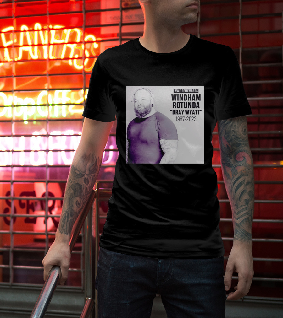 WWE Remembers Windham Rotunda Bray Wyatt 1987 2023 T-Shirt