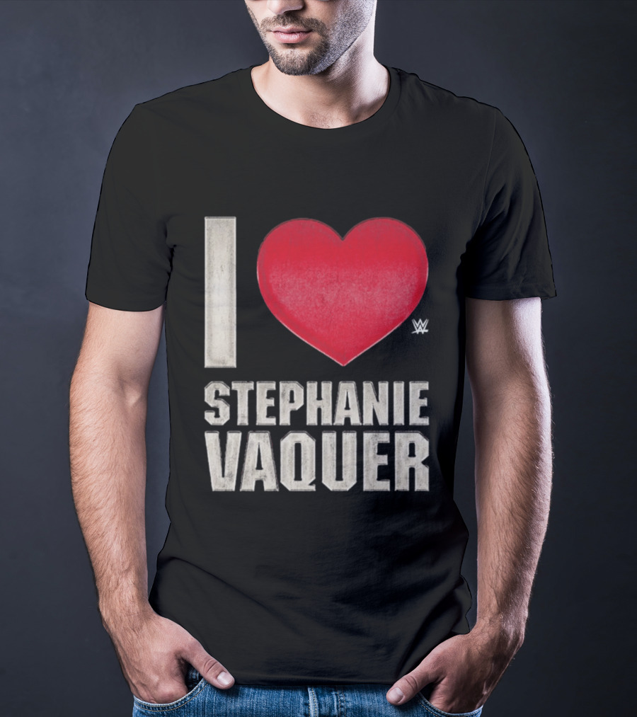 I Heart Stephanie Vaquer Enthusiast Passion W Red Heart T-Shirt