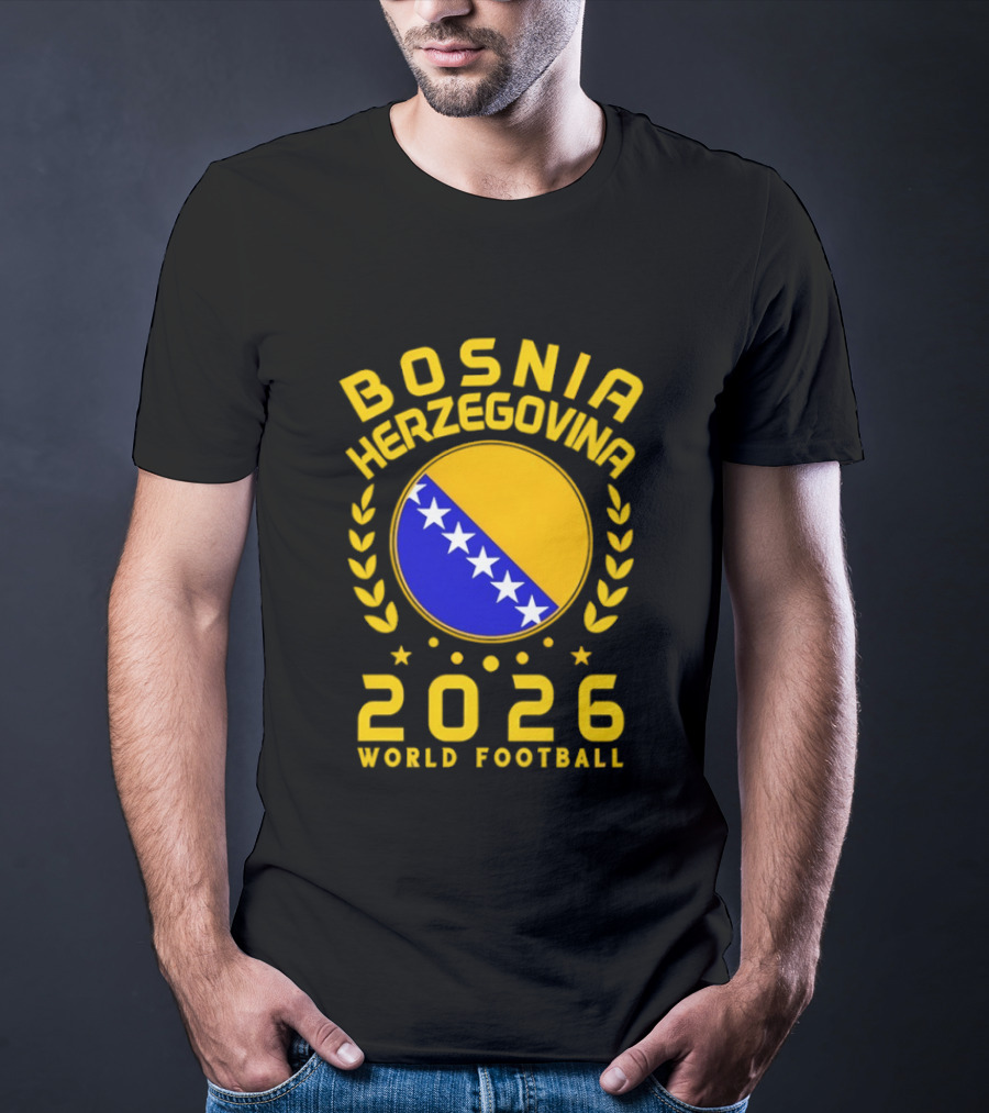 Bosnia Herzegovina World Football 2026 Supporter T-Shirt