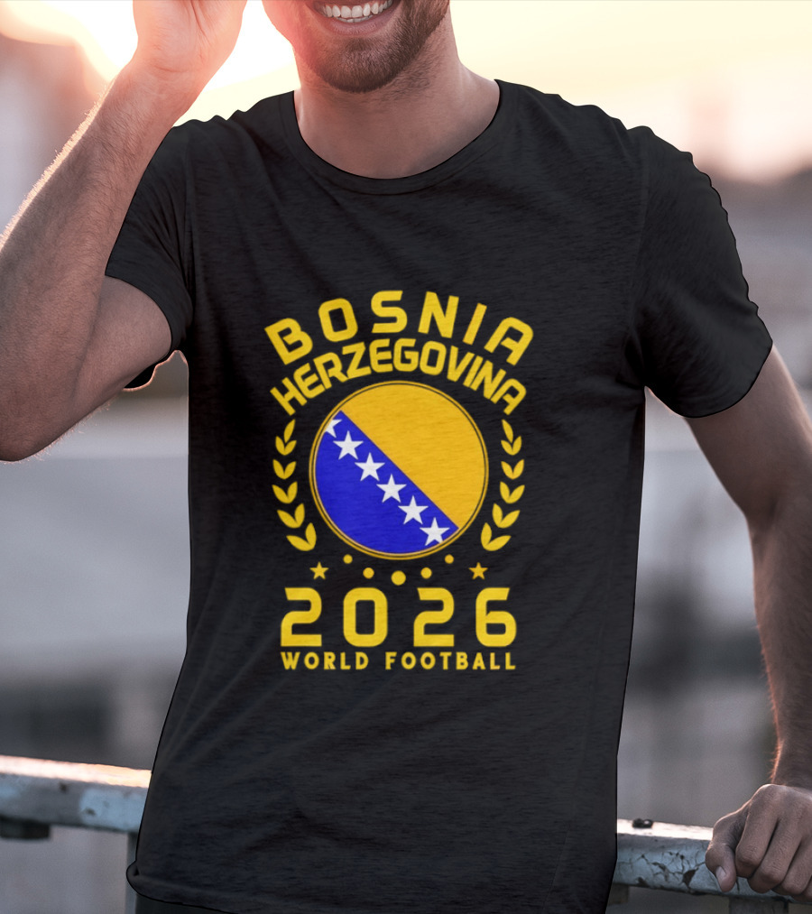 Bosnia Herzegovina World Football 2026 Supporter T-Shirt