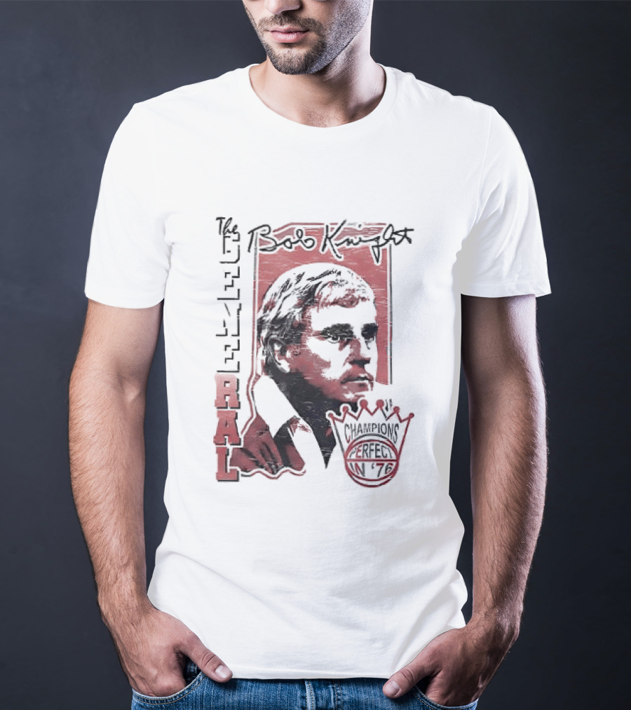 Bob Knight The General Champions Reflections 17 T-Shirt