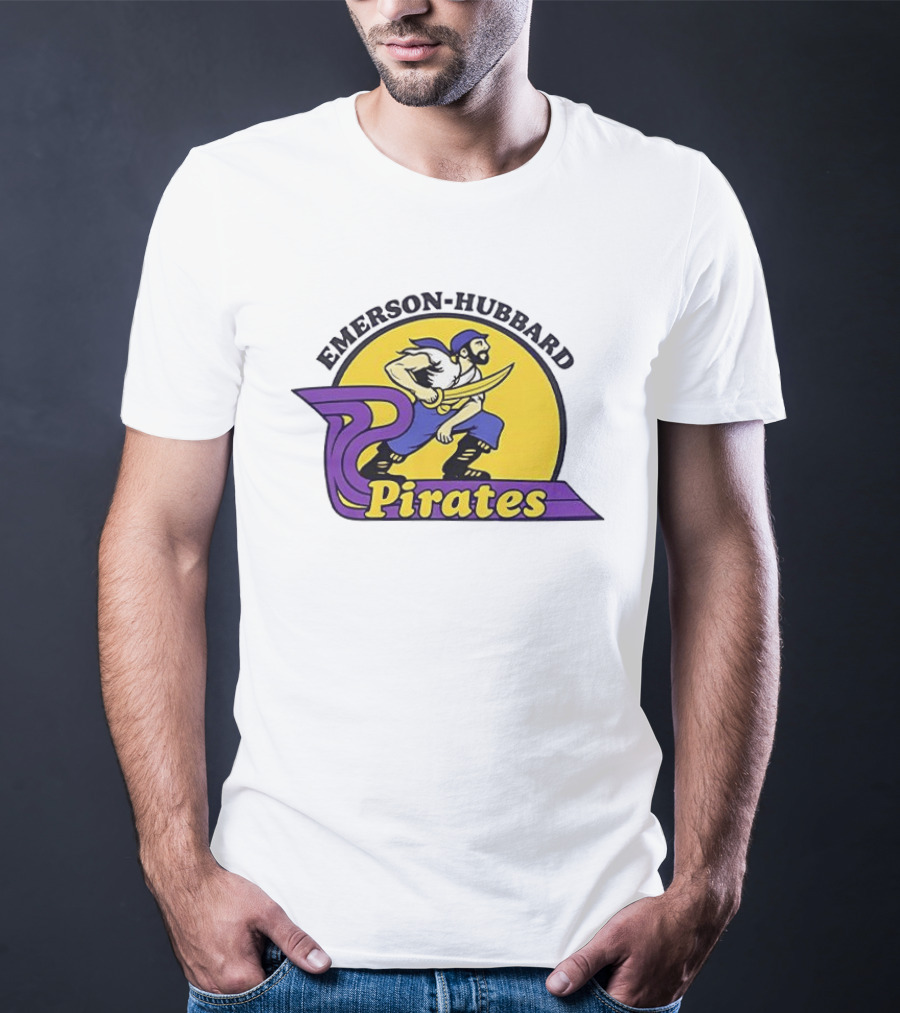 Emerson Hubbard Pirates 1983 Swordsman Yellow T-Shirt