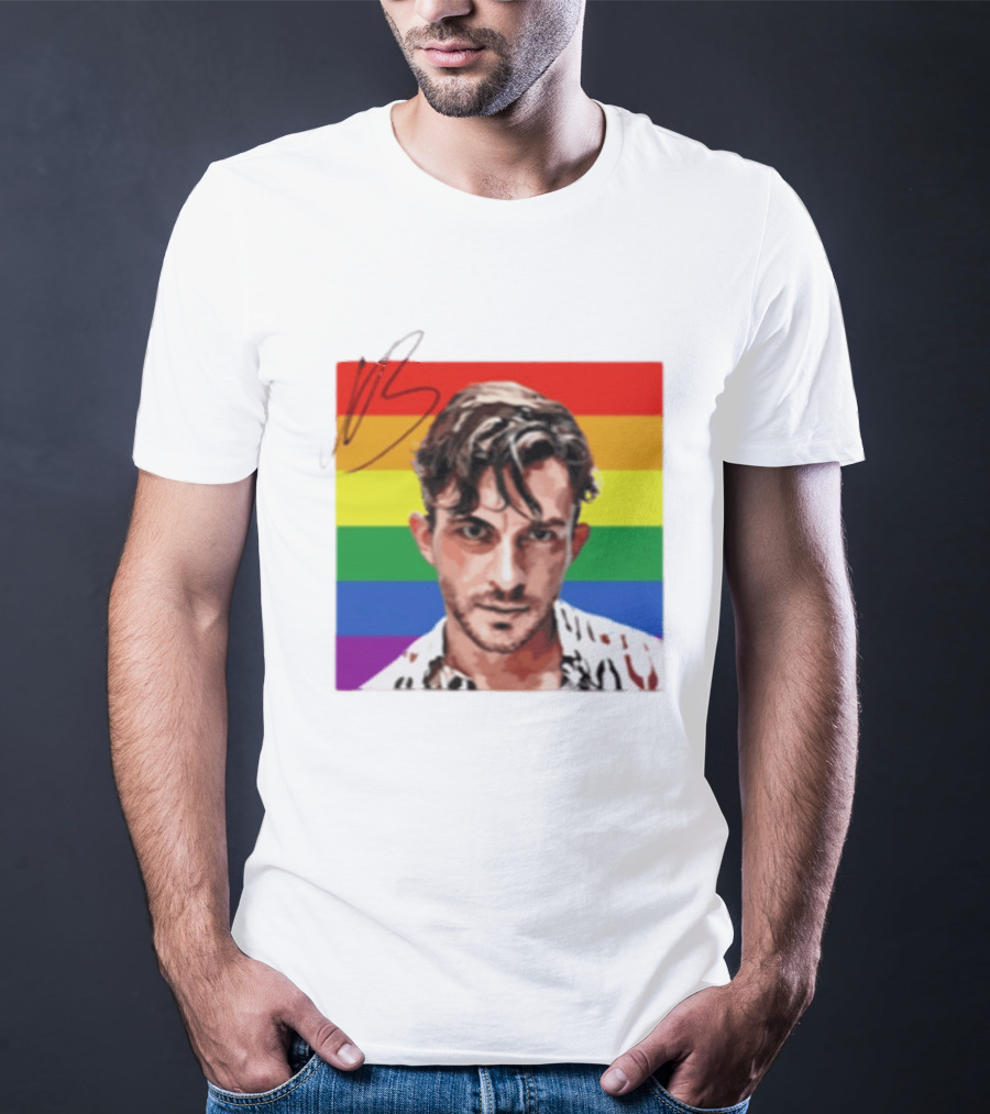 Jonathan Bailey LGBTQ+ Rainbow T-Shirt