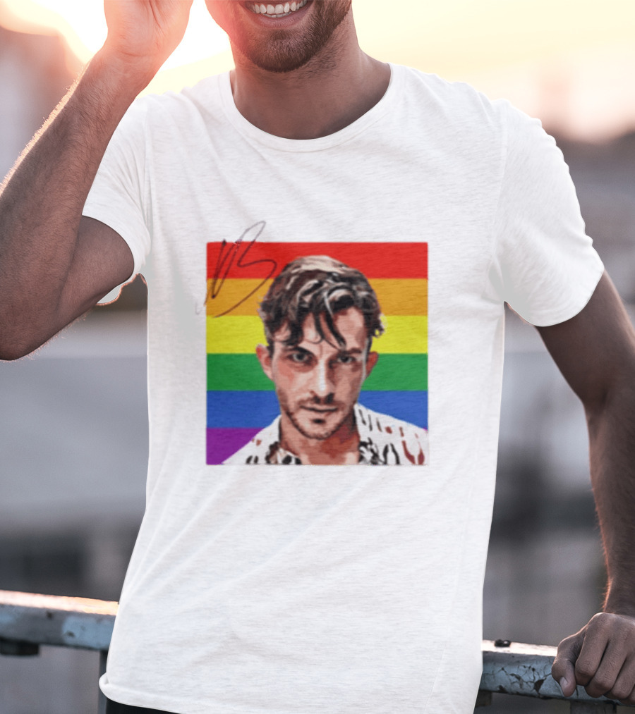 Jonathan Bailey LGBTQ+ Rainbow T-Shirt