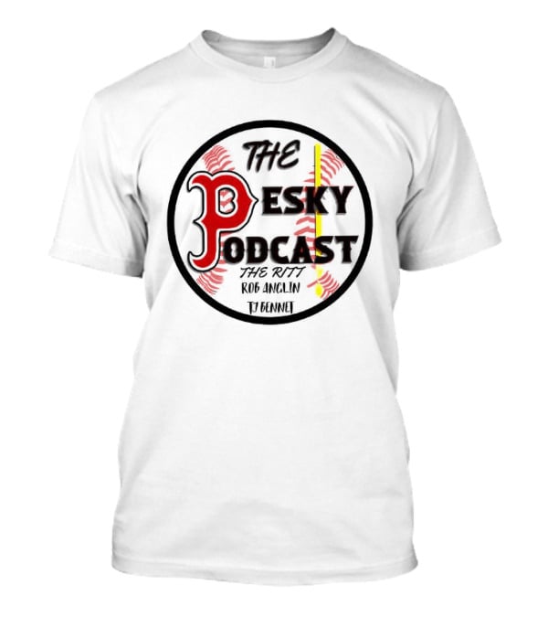 The Pesky Podcast The Ritt Rob Anglin Baseball T-Shirt