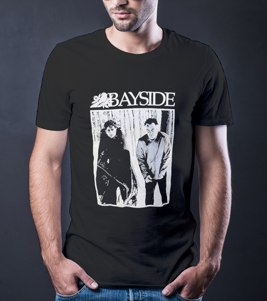 Bayside Band 25th Anniversary Black And White Image T-Shirt