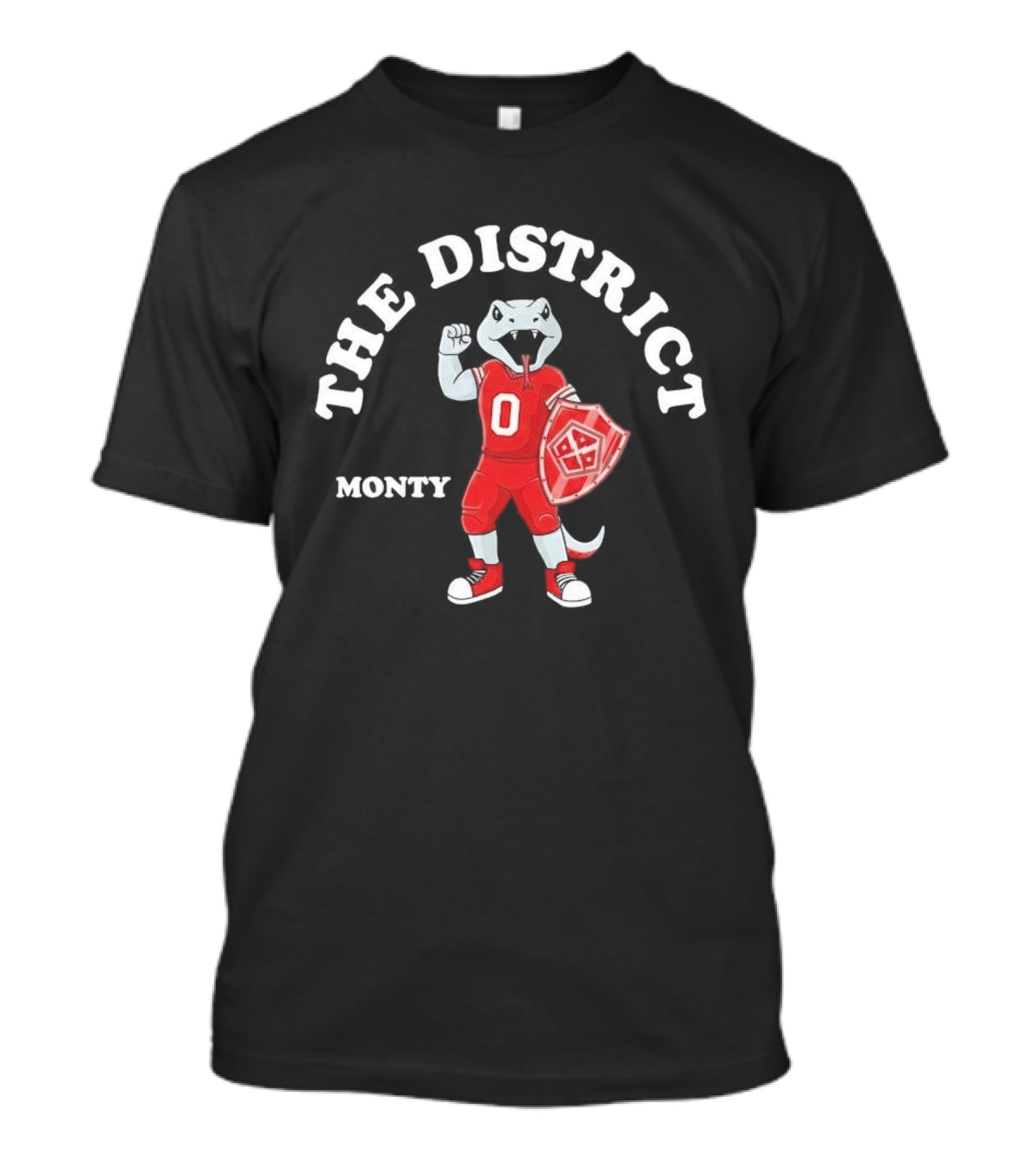 The District Monty DC Defenders 2026 Football Shield T-Shirt