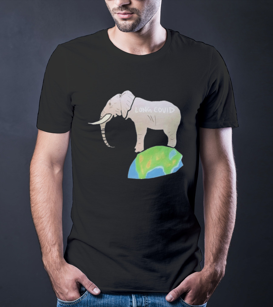 Elephant Long Covid Earth T-Shirt