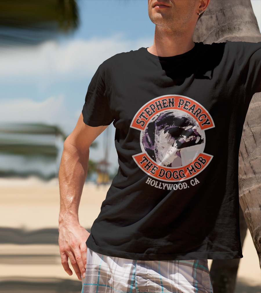 Stephen Pearcy The Dogg Mob Hollywood CA Vintage Rock Band T-Shirt