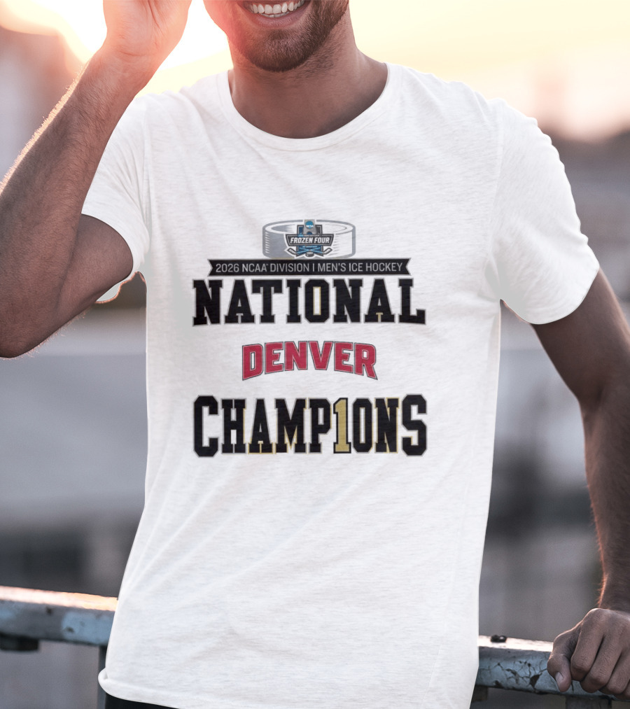 Denver Pioneers College Ice Hockey 11x National Champions T-Shirt