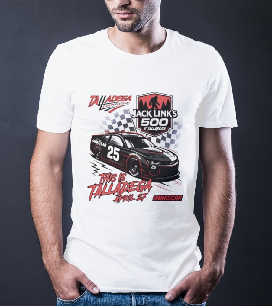 Jack Link's 500 Ghost Car Talladega April 27 NASCAR Racing T-Shirt