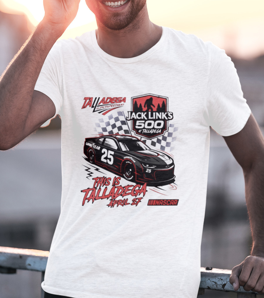 Jack Link's 500 Ghost Car Talladega April 27 NASCAR Racing T-Shirt