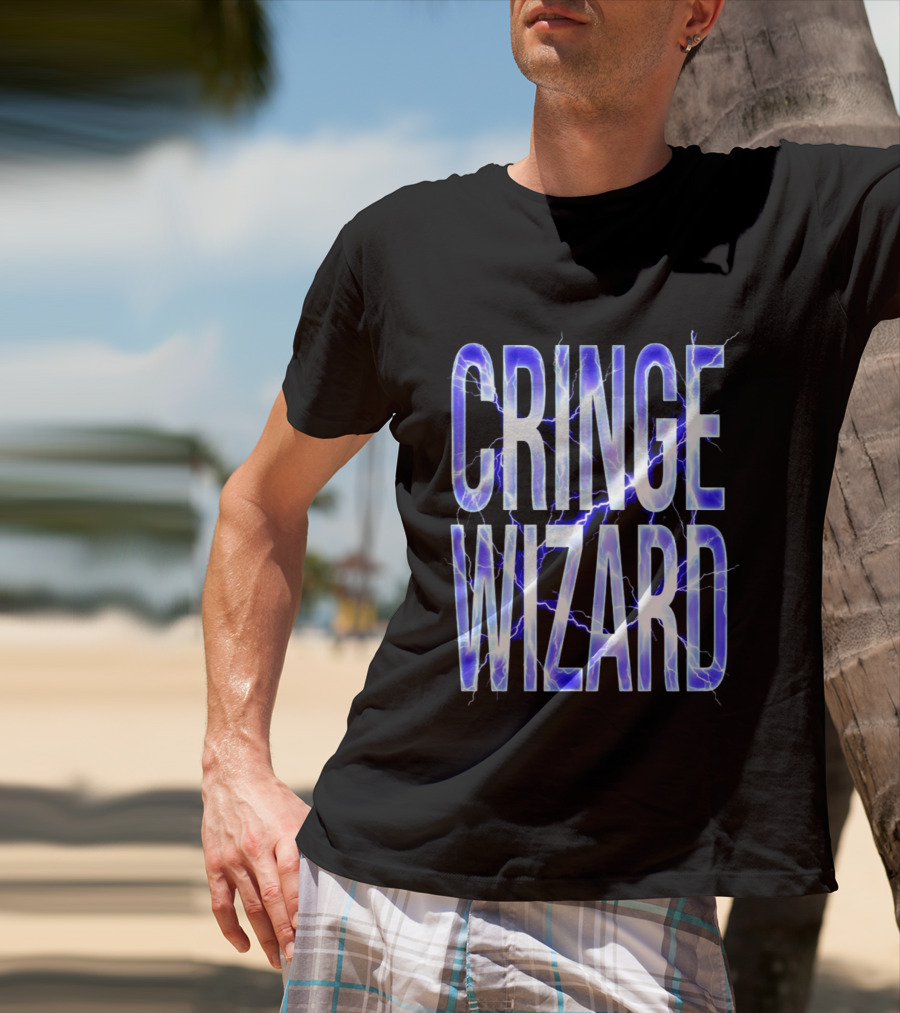 Cringe Wizard Electrified Lightning T-Shirt