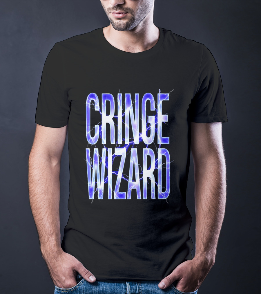 Cringe Wizard Electrified Lightning T-Shirt