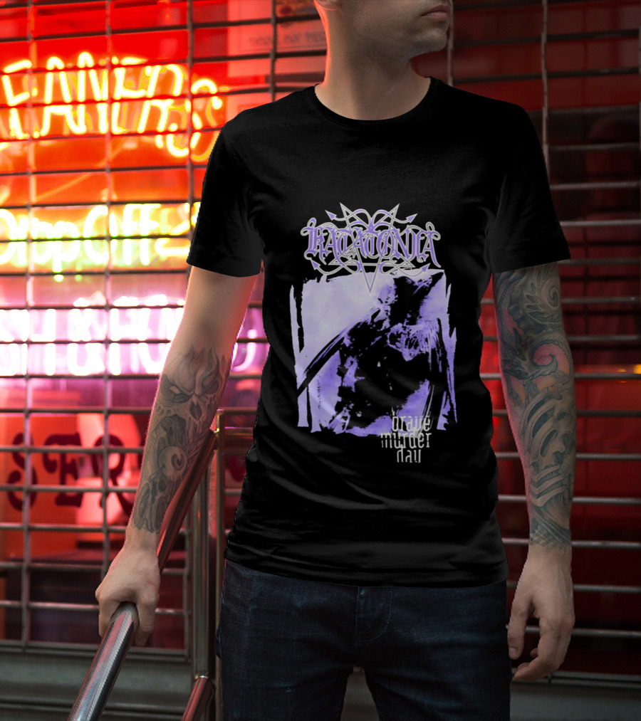 Katatonia Brave Murder Day Album Cover Art Purple Abstract T-Shirt