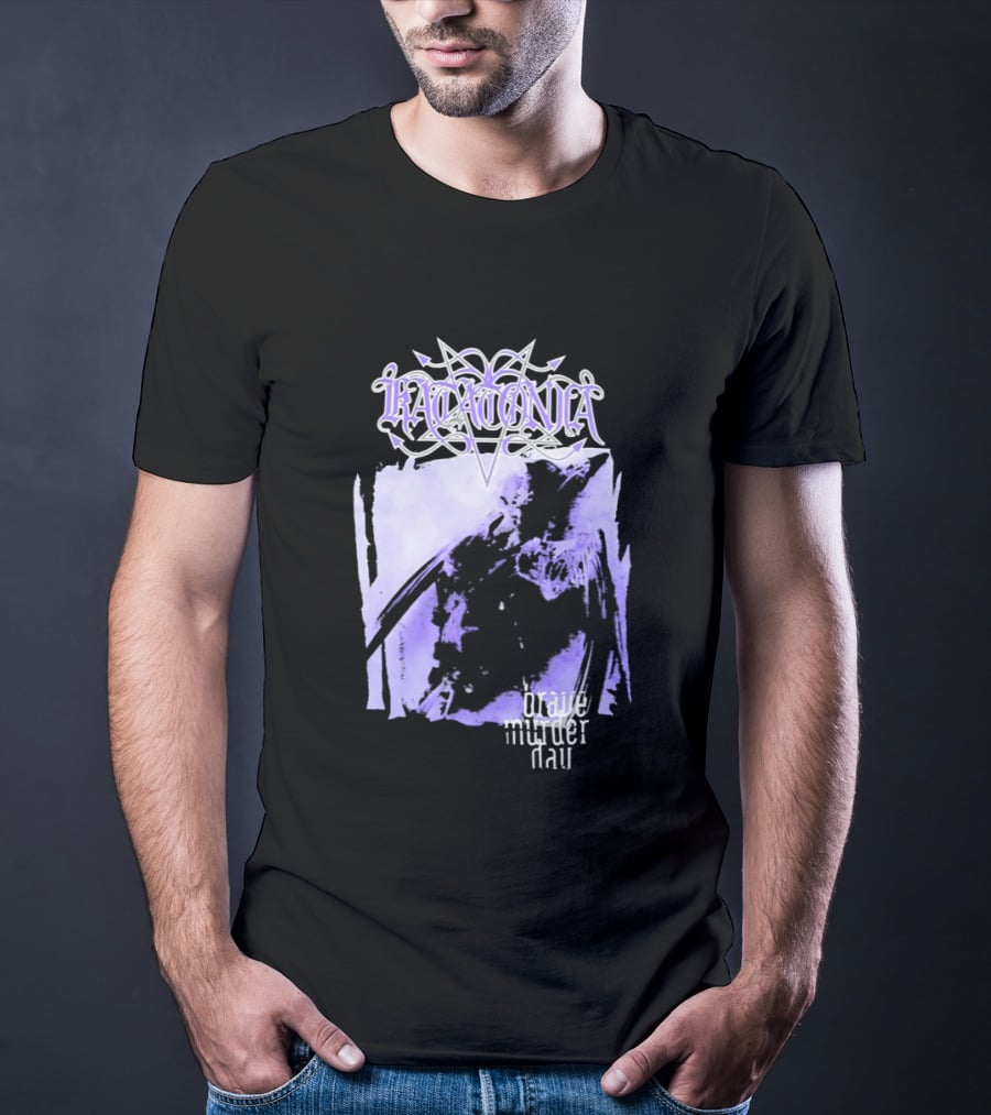 Katatonia Brave Murder Day Album Cover Art Purple Abstract T-Shirt