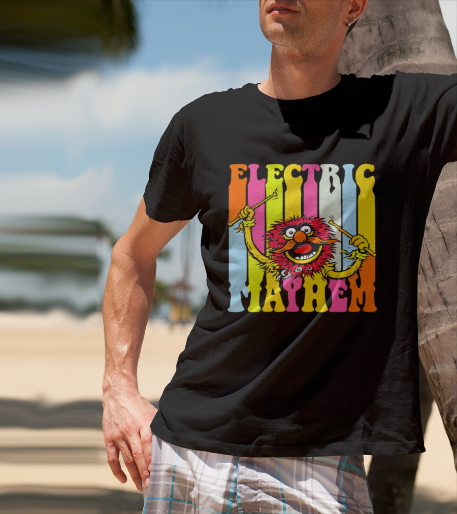 Electric Mayhem Muppets Dr. Teeth Animal Drummer T-Shirt