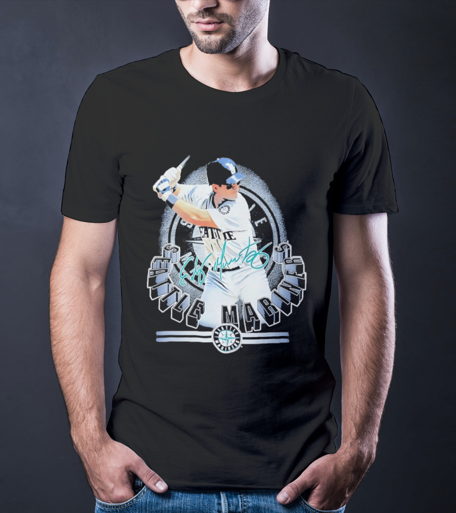Seattle Mariners Edgar Martinez Signature Baseball Legend T-Shirt