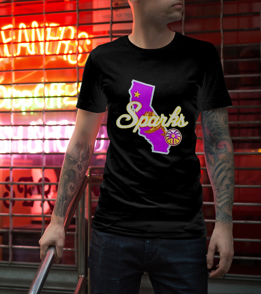 Los Angeles Sparks Hometown 2026 WNBA Draft New Era T-Shirt