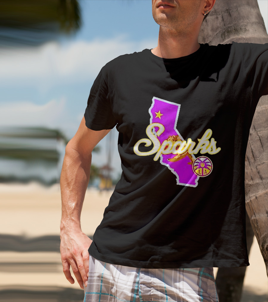 Los Angeles Sparks Hometown 2026 WNBA Draft New Era T-Shirt