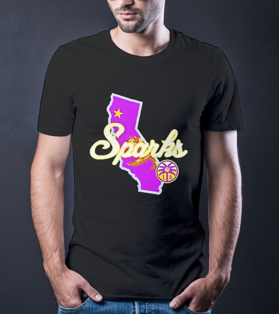 Los Angeles Sparks Hometown 2026 WNBA Draft New Era T-Shirt