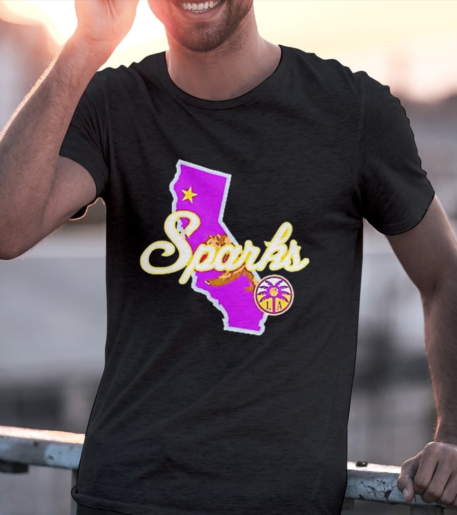 Los Angeles Sparks Hometown 2026 WNBA Draft New Era T-Shirt