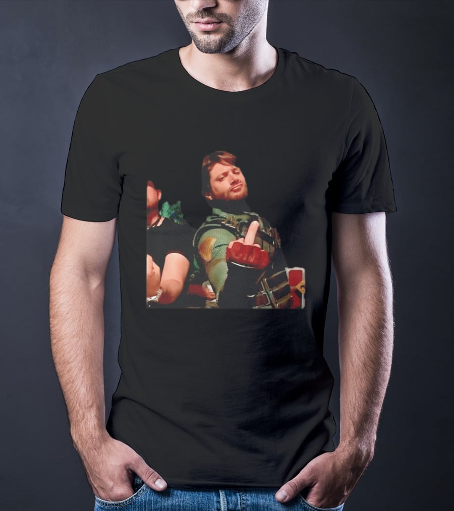 Soldier Boy Middle Finger Humorous The Boys Character Fandom T-Shirt