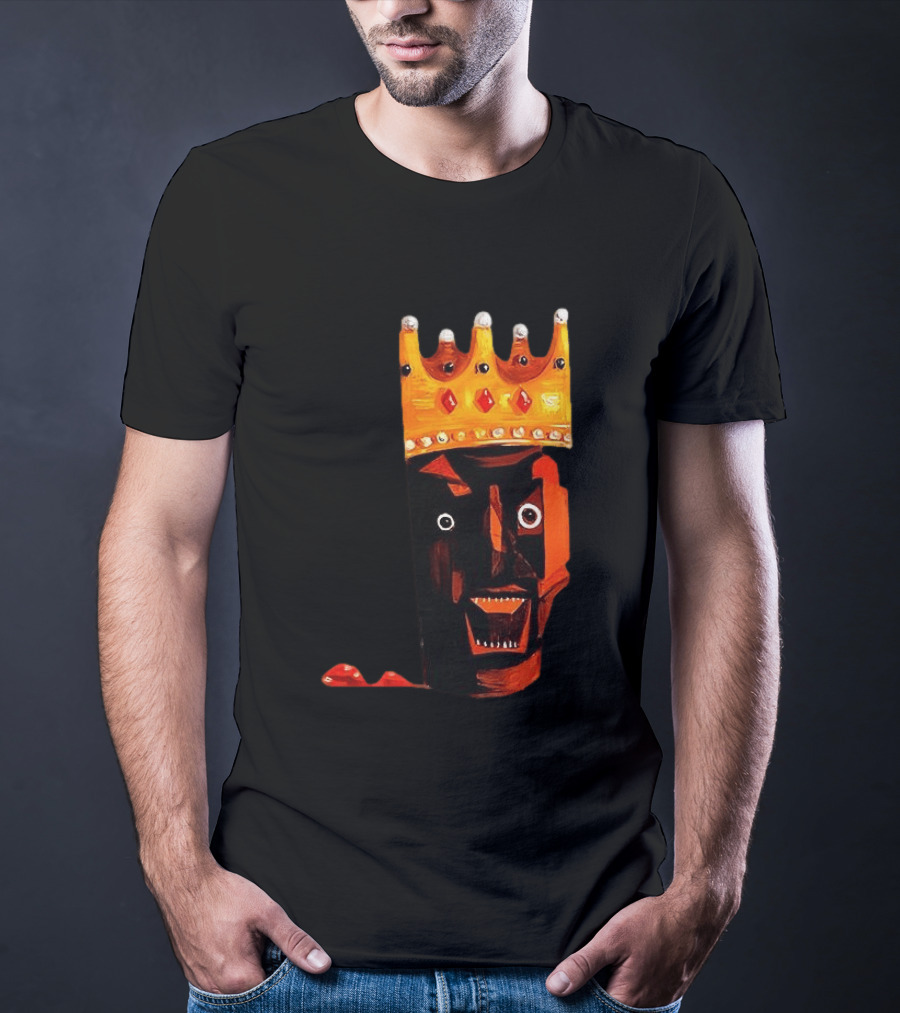 Ye At Coachella King Crowned Abstract Face T-Shirt