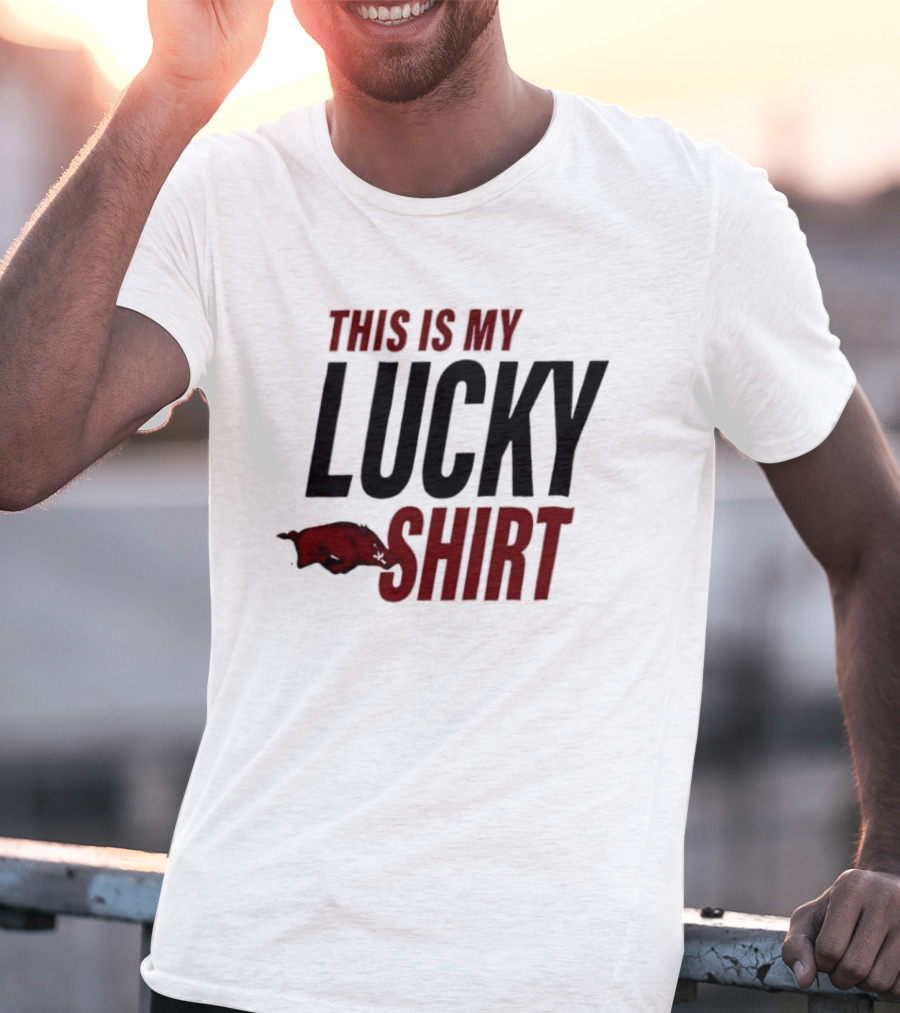 Arkansas Razorbacks This Is My Lucky Hog T-Shirt