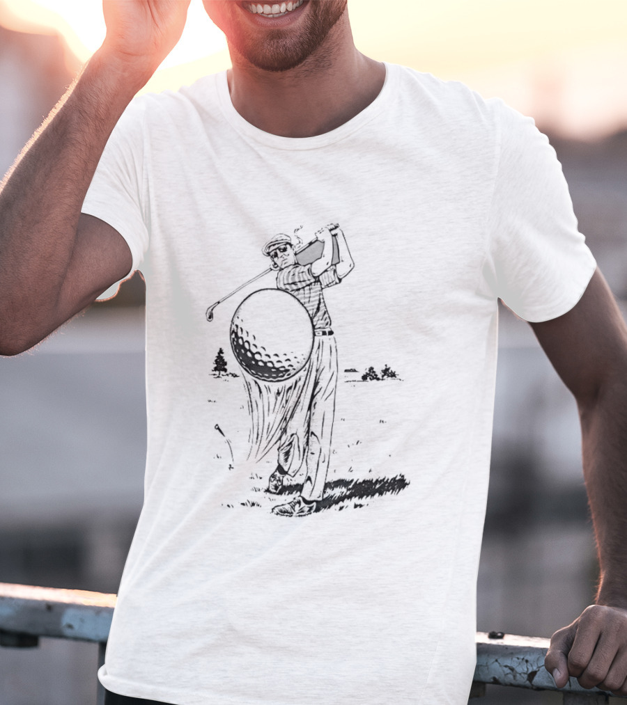 Golfer Evolution Vintage Swinging Champion T-Shirt