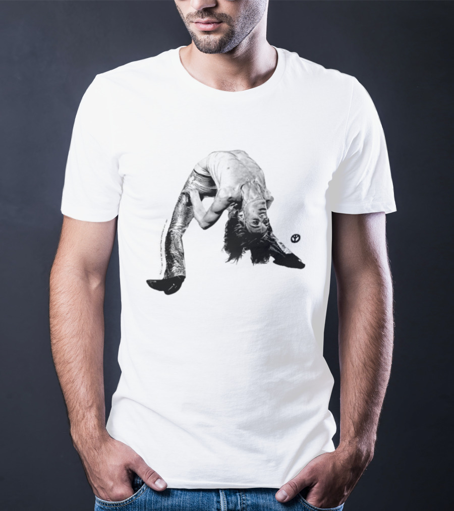 Iggy Pop Coachella 2026 Legendary Iconic Performance Backbend Glam Fashion T-Shirt