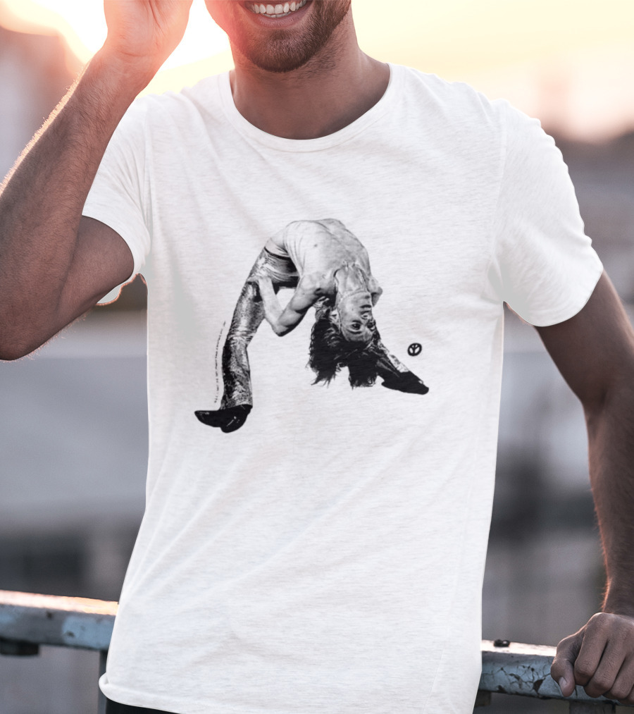 Iggy Pop Coachella 2026 Legendary Iconic Performance Backbend Glam Fashion T-Shirt