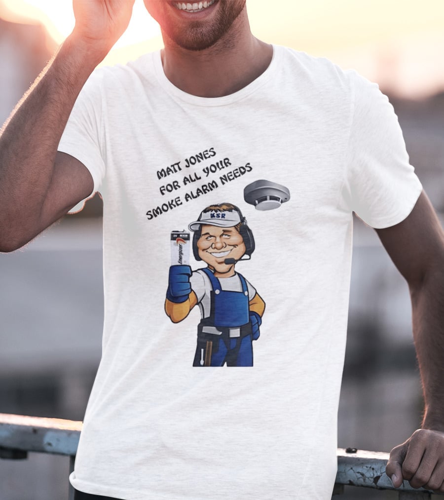 Matt Jones Smoke Alarm Expert KSR Kentucky Sports Radio T-Shirt