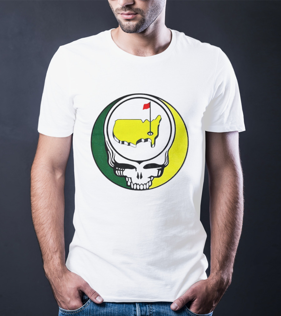 Masters Tournament 2026 Grateful Dead Skull Country Map Flag T-Shirt