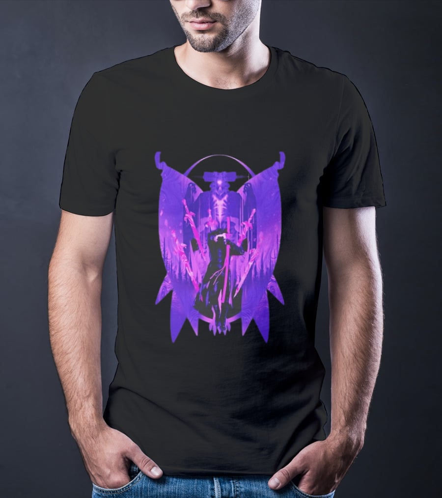 Devil May Cry Vergil Dark Aesthetic Purple Sword T-Shirt