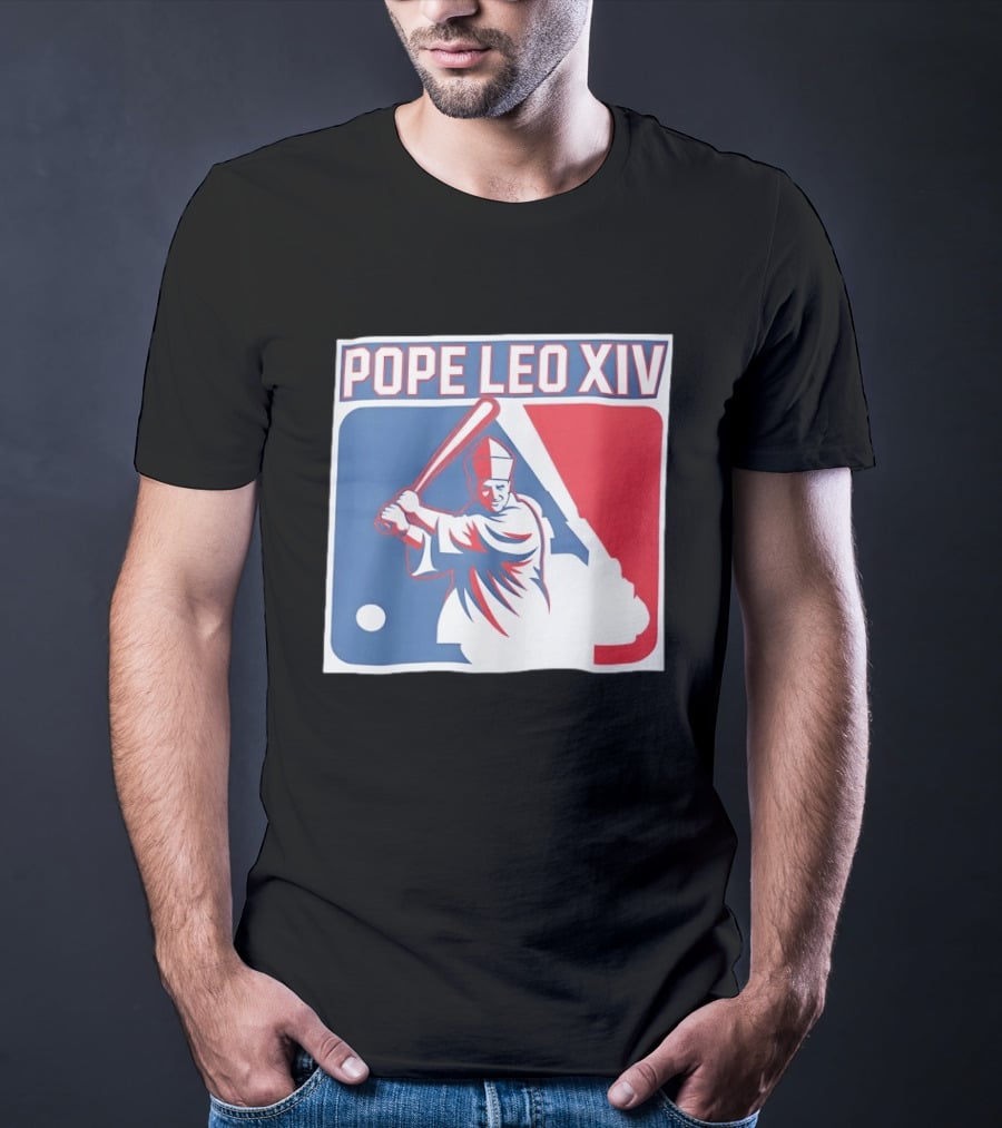 Pope Leo XIV Baseball Catholic MLB T-Shirt