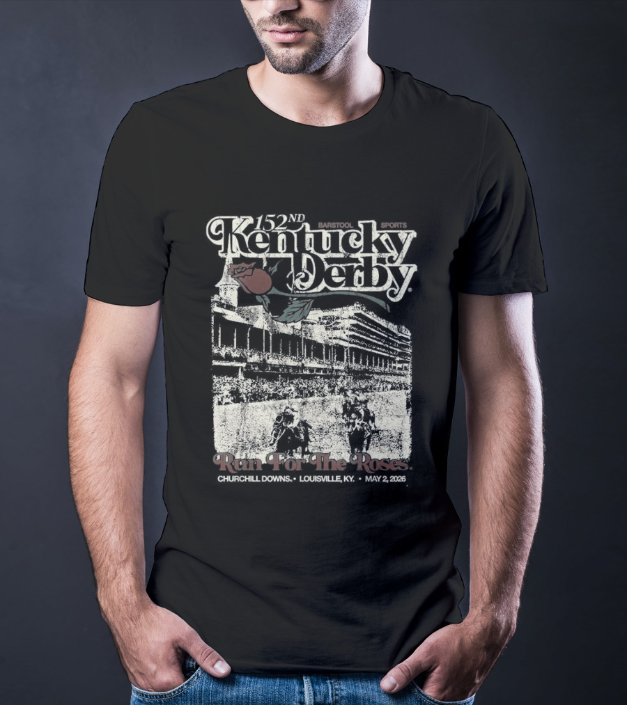 Kentucky Derby Barstool Sports Run For The Roses 2026 T-Shirt