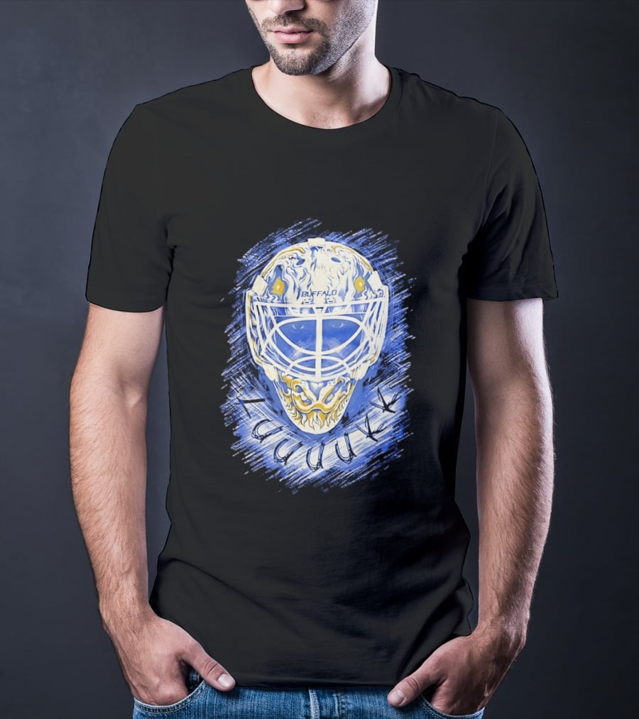 Ukko Pekka Luukkonen Buffalo Sabres Helmet Luuuukk Hockey T-Shirt