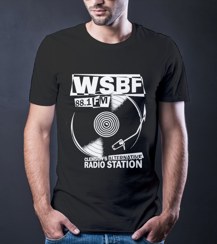 WSBF 88.1 FM Clemson's Alternative Radio Station T-Shirt