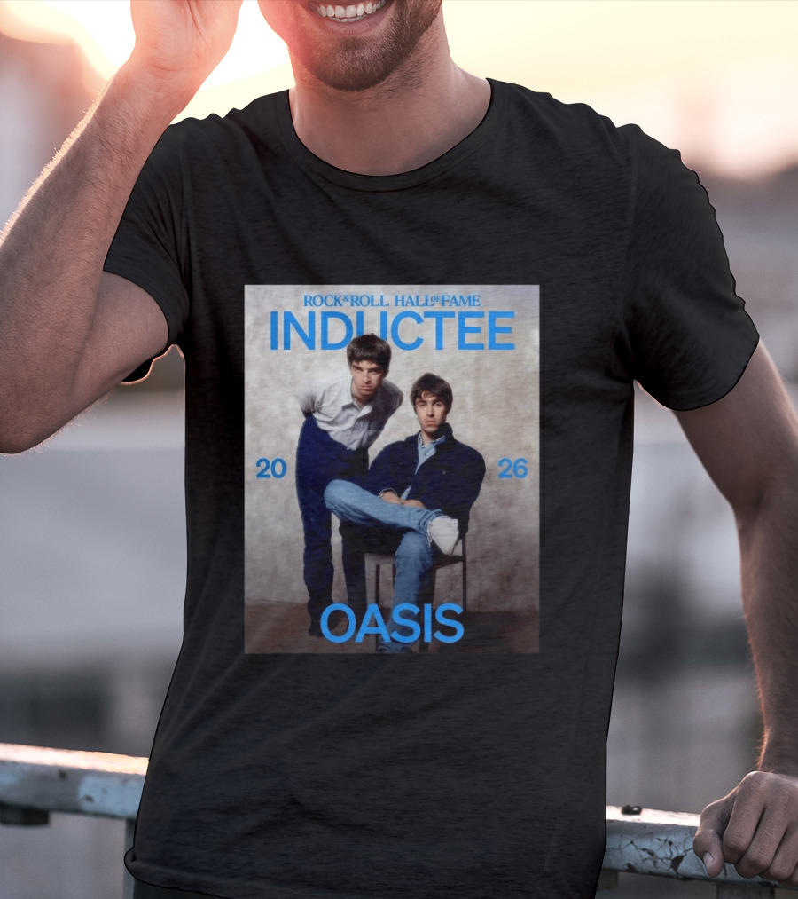 2026 Rock Roll Hall Of Fame Inductee Oasis T-Shirt