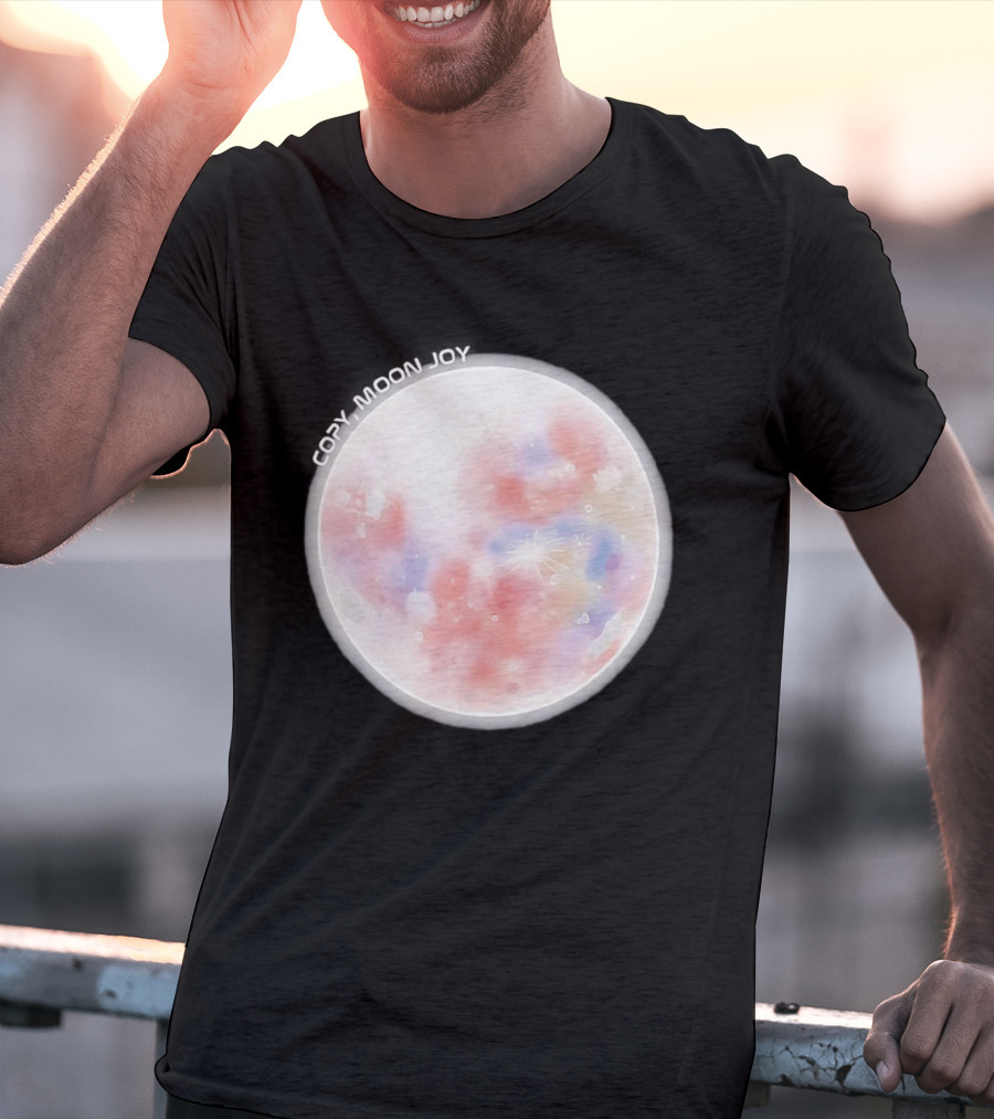 Artemis II Watercolor Copy Moon Joy T-Shirt