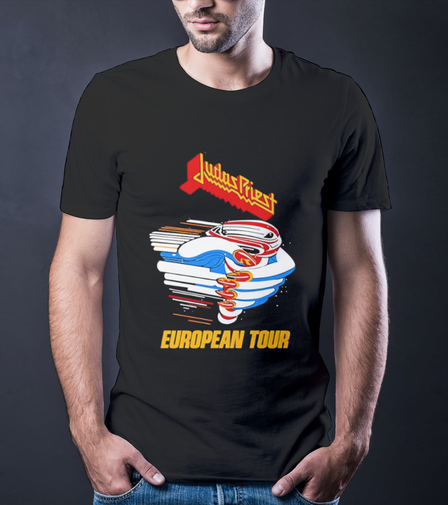 Judas Priest Turbo 40th Anniversary European Tour 1986 T-Shirt