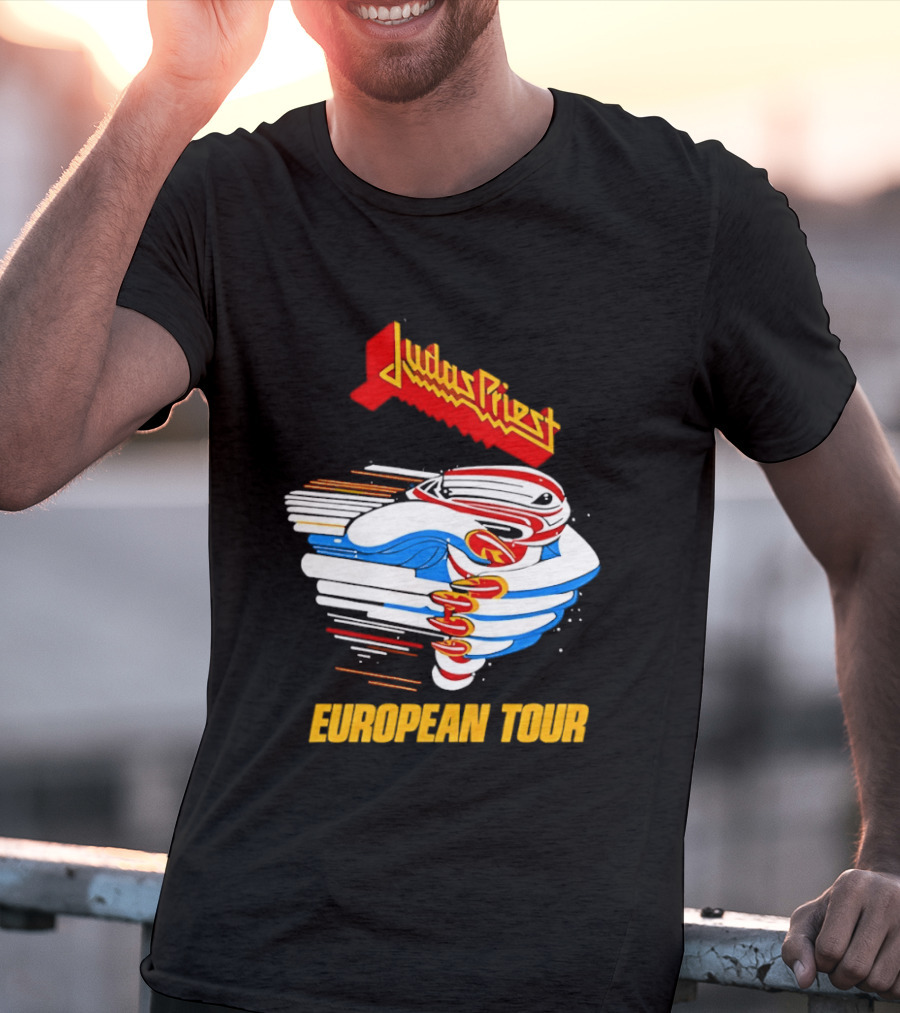 Judas Priest Turbo 40th Anniversary European Tour 1986 T-Shirt