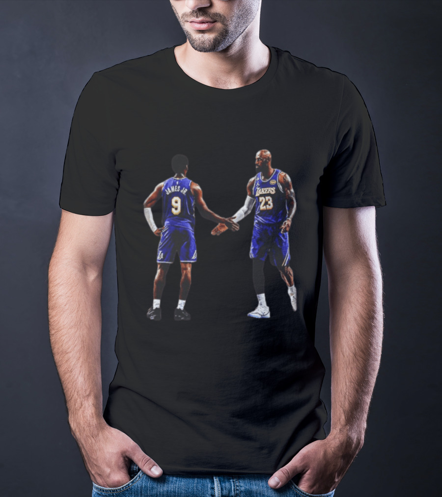 Bronny James LeBron James Los Angeles Lakers Bloodline NBA Basketball T-Shirt