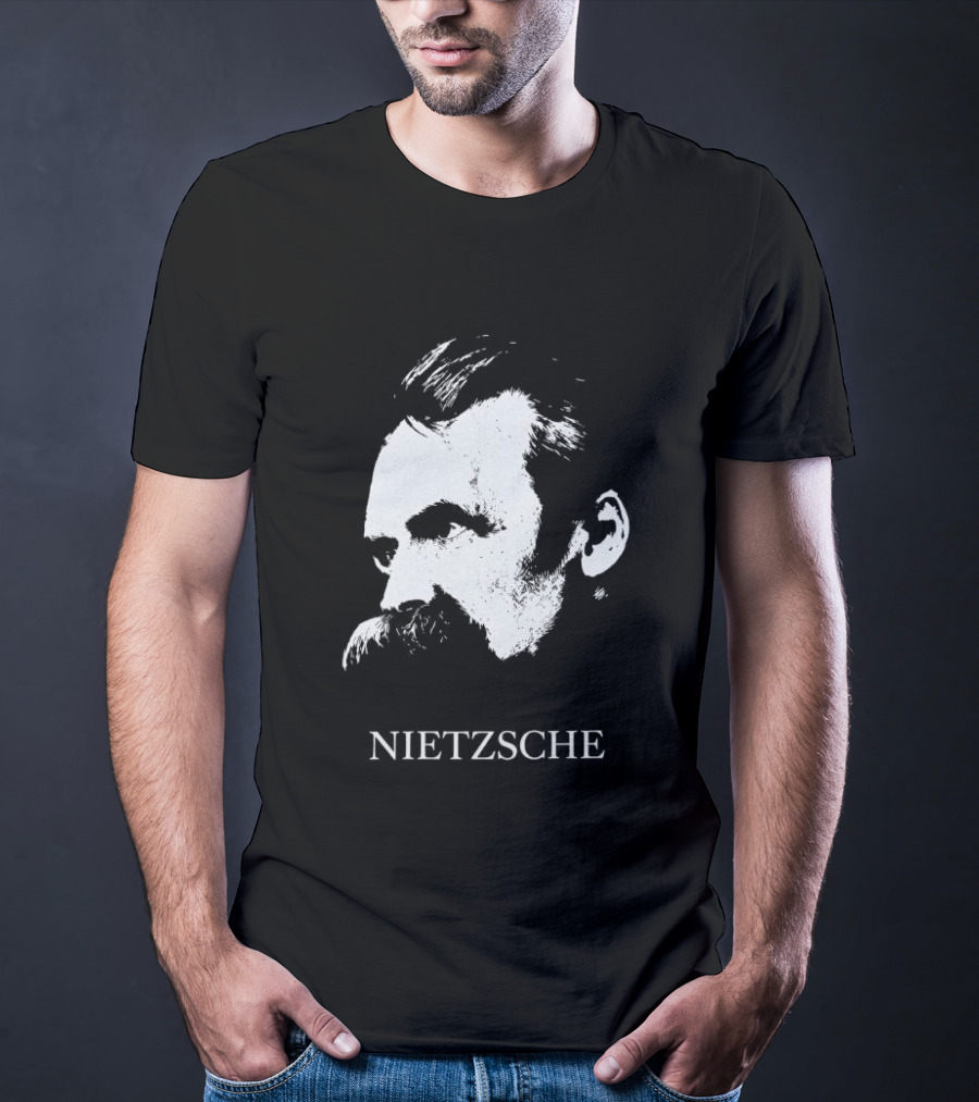 Gdragon Enfants Riches Deprimes Nietzsche Portrait Vintage Aesthetic T-Shirt